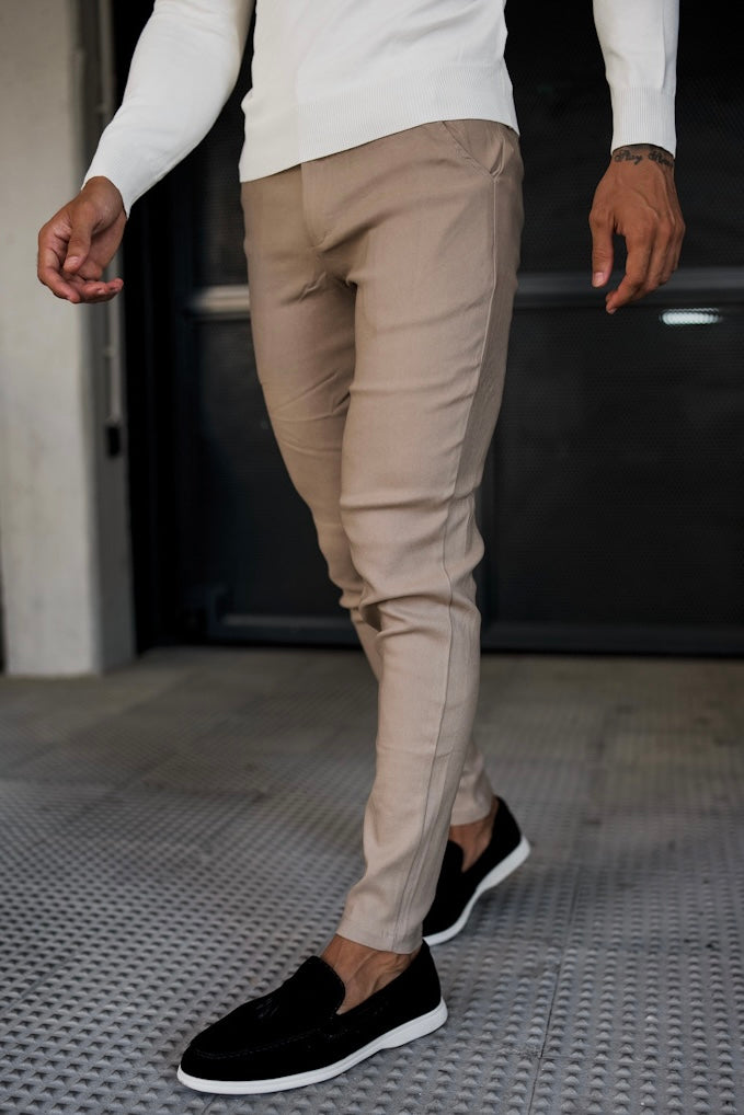 THE V1 TROUSERS - BEIGE