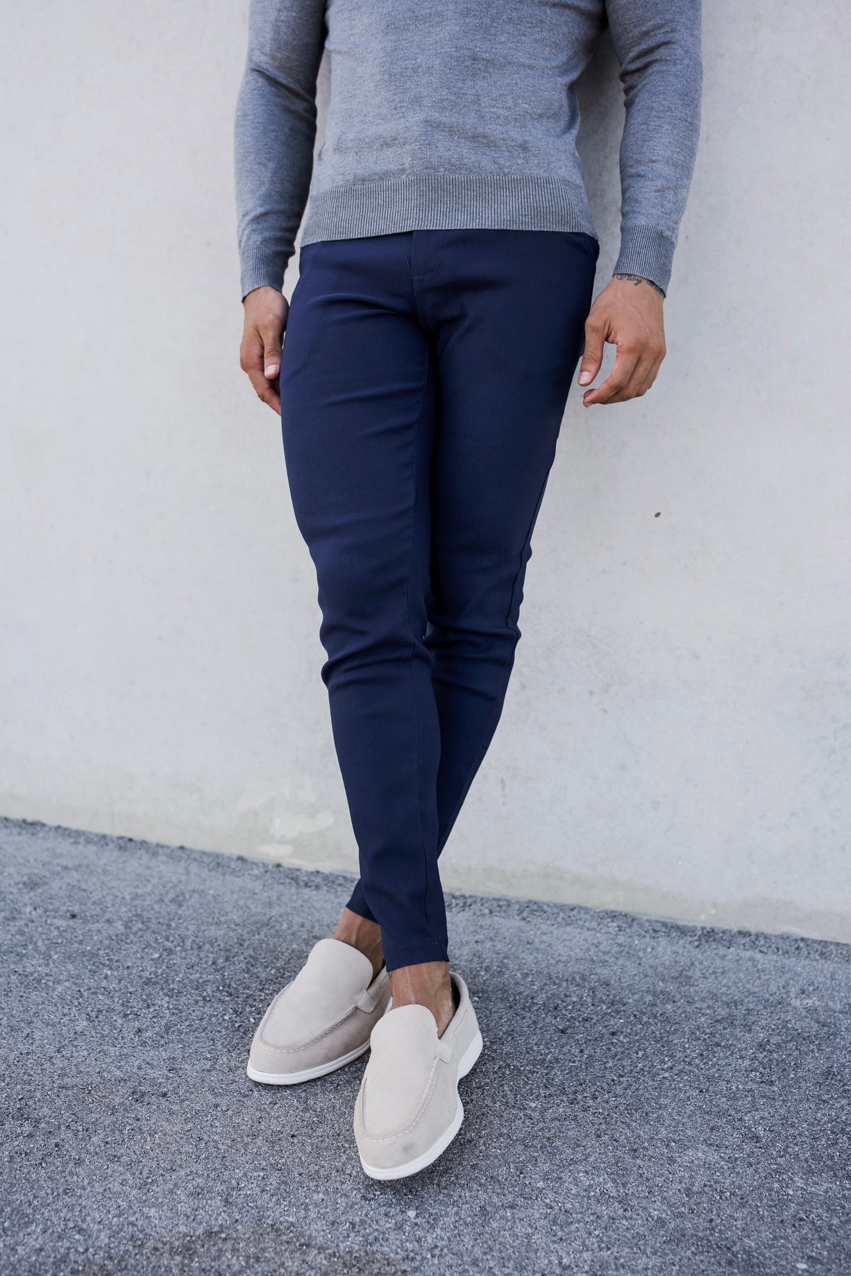 THE V1 TROUSERS - NAVY