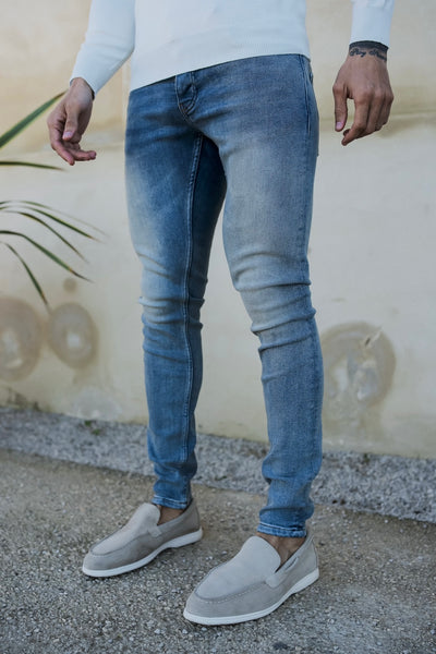 THE RONY JEANS - BLAUW